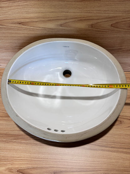 Undermount ceramic basin