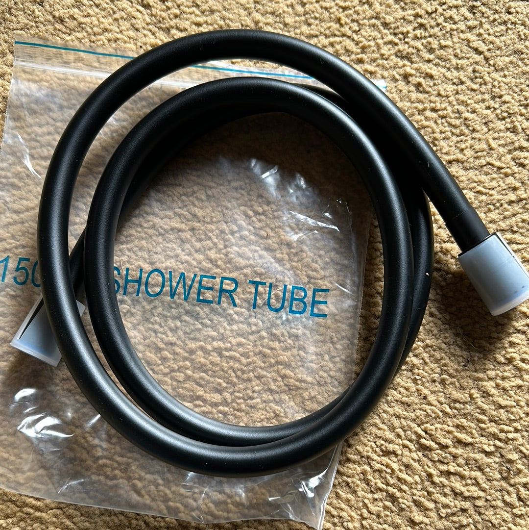 shower hose, 1500 mm long black