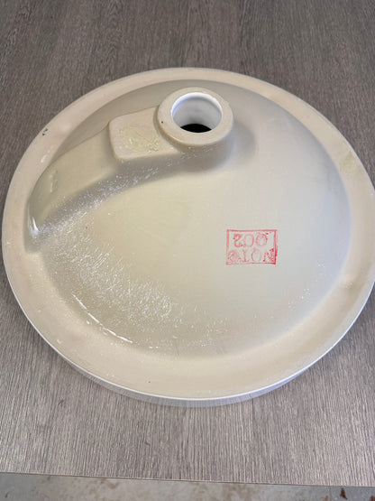 Ceramic insert basin R460 mm 70 mm above bench