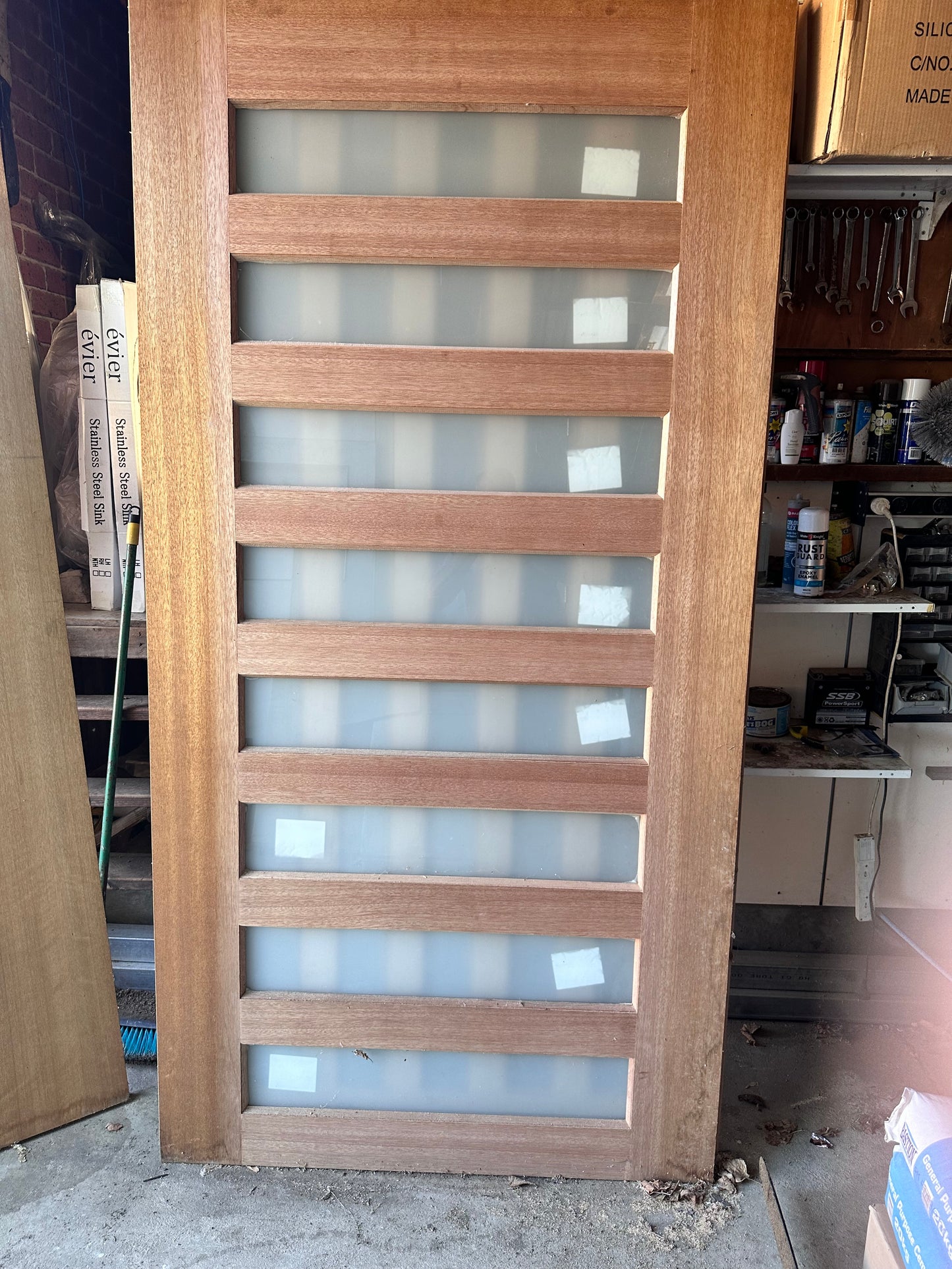 2340x1200x40mm entry door with translucent glass