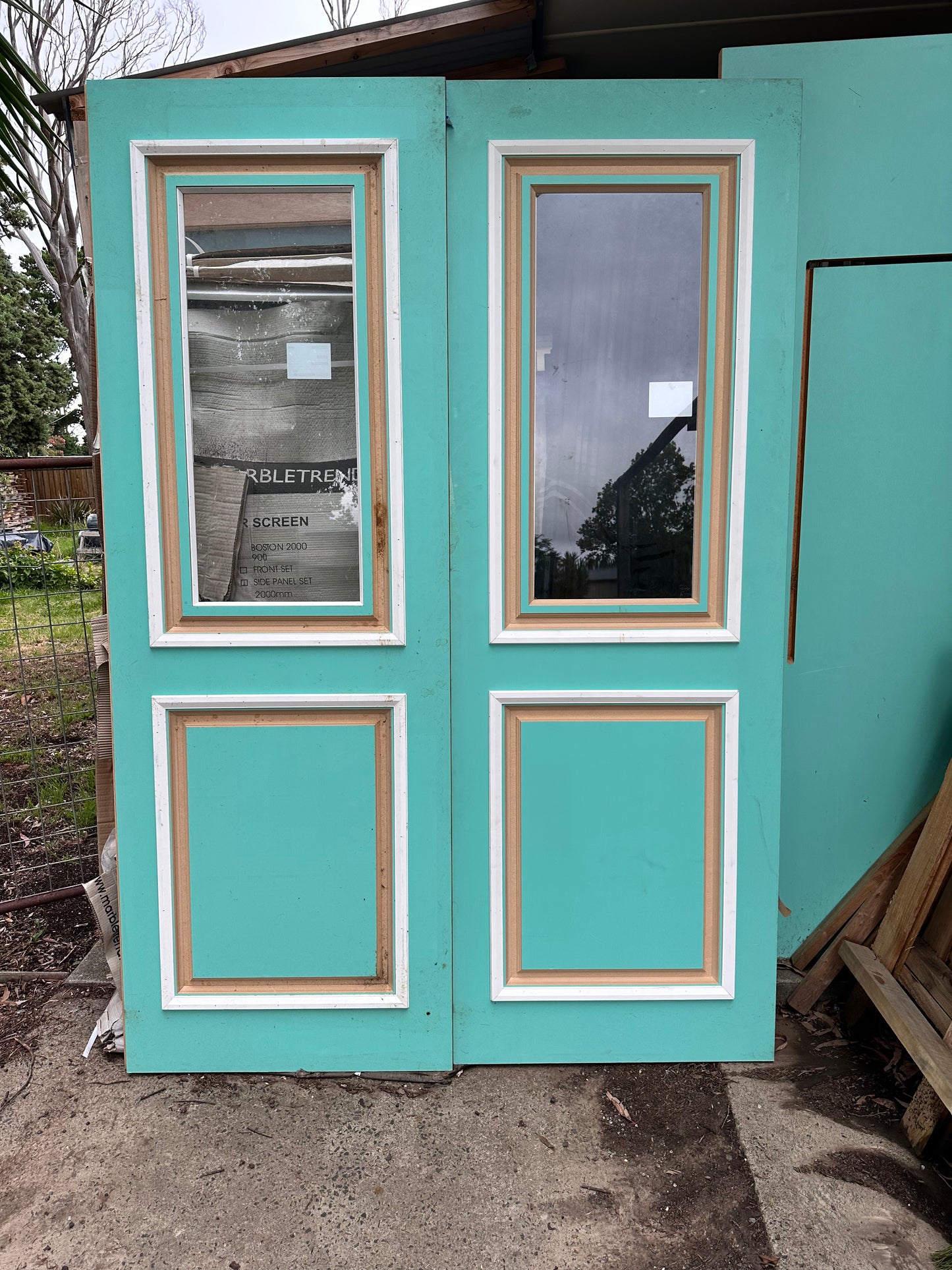 2340x820x40 x2 entry doors