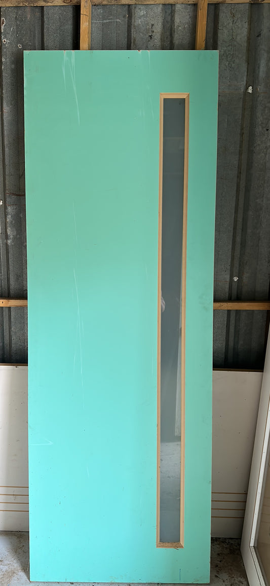 2340x820x40mm entrance door with translucent glass