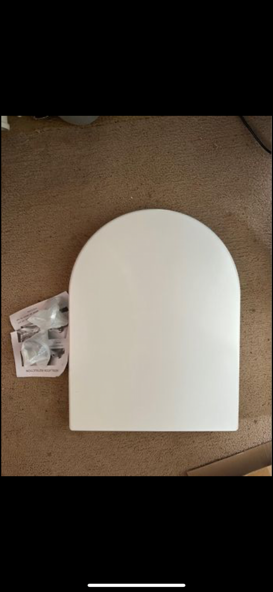 Toilet seat and cover