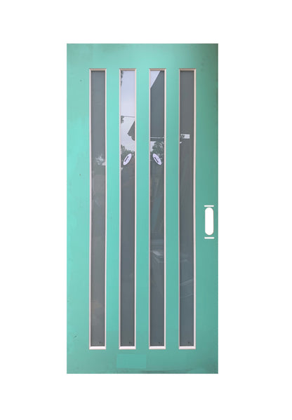 2340 x 1020 x 38mm Entrance Door Translucent Glass Door - Bafto
